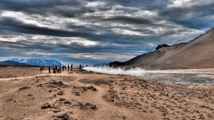 Travelers along the Ring Road can easily reach the geothermal springs known as Hverir in northeast Iceland. (Baltimore Sun, Ragnar Th. Sigurdsson / Arctic Images)